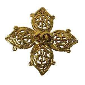 Chanel Cc Logo Brooch Metal #256916C93B